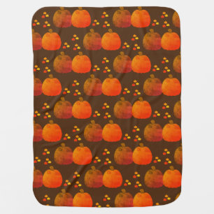 Fall/Autumn/Pumpkin Baby Blanket