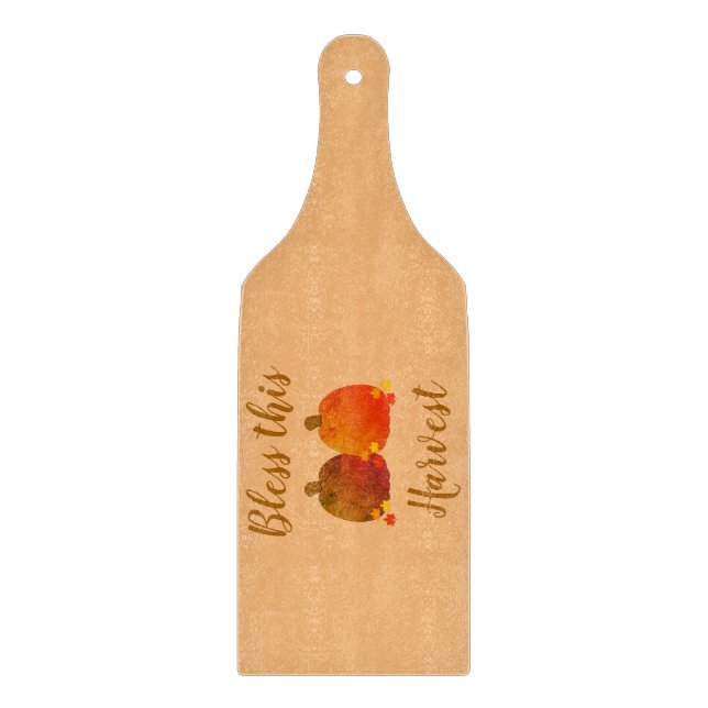 Fall/Autumn/Pumpkin Cutting Board (Front)