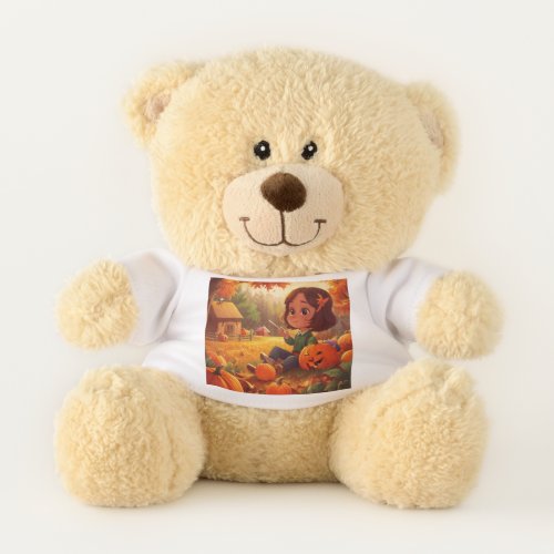 FallAutumnpumpkinHalloween  Teddy Bear