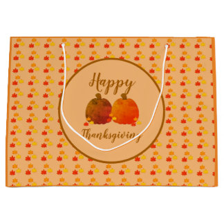 Fall/Autumn/Pumpkin  Large Gift Bag