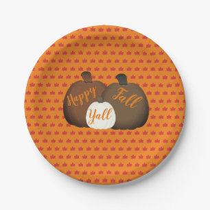 Fall/Autumn/pumpkin Paper Plate