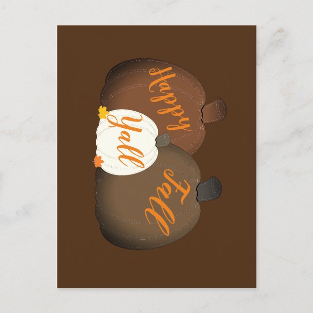 Fall/Autumn/Pumpkin  Postcard (Front)