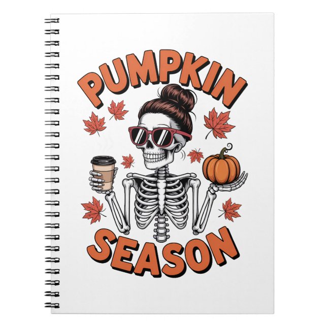 Fall Autumn Pumpkin Season Notebook (Front)
