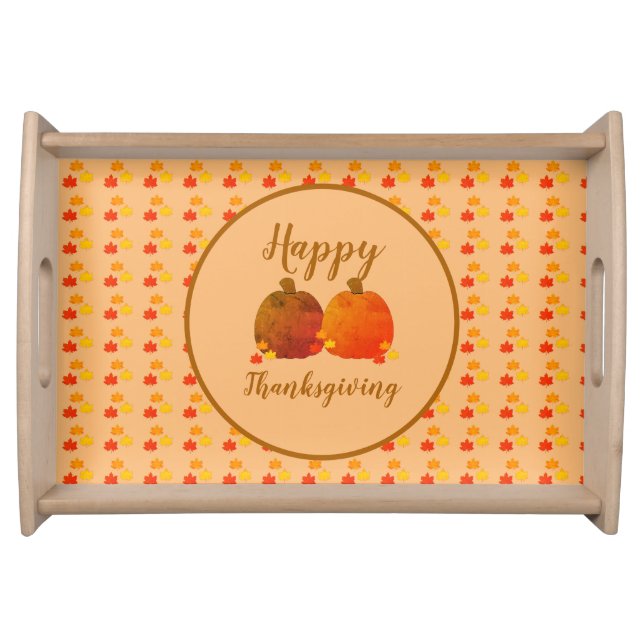 Fall/Autumn/Pumpkin   Serving Tray (Front)