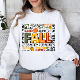 Fall Autumn Pumpkin Spice Cozy Sweatshirt