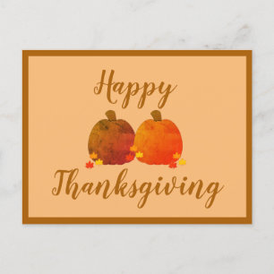 Fall/Autumn/Pumpkin/Thanksgiving Postcard