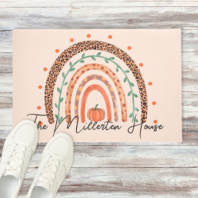 Fall Autumn Rainbow Doormat (Creator Uploaded)