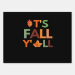 Fall Autumn Season Collection It’s Fall Y’all Sign