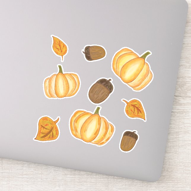 Fall / Autumn Season Sticker (Detail)
