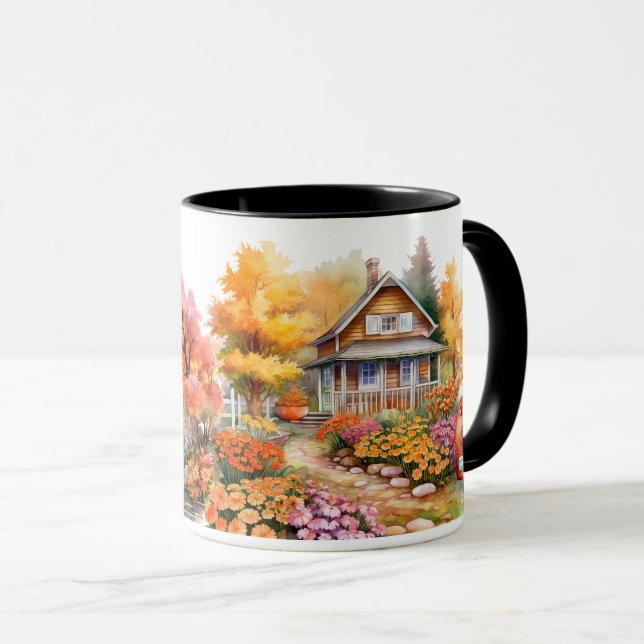 Fall Autumn Setting Mug (Front Right)