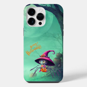 Fall/autumn/spider/witch/halloween iPhone 14 Pro Max Case