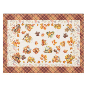 Fall Autumn Thanksgiving Rectangular Tablecloth