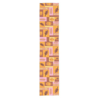 Fall Autumn Thanksgiving Short Table Runner
