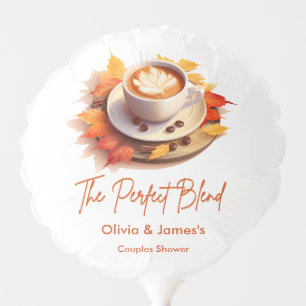Fall Autumn The Perfect Blend Couples Shower  Balloon