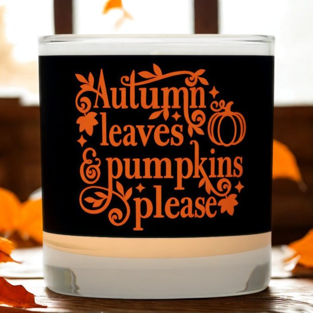 Fall/Autumn Themed Scented Jar Candle (Creator Uploaded)