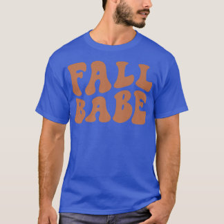 Fall Babe Vintage Autumn Color Love Fall Season Th T-Shirt