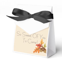 Fall Baby Favor Boxes!