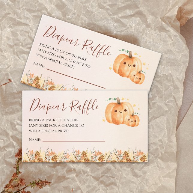  Fall Baby Shower Insert with "A Little Pumpkin"  (Creator Uploaded)