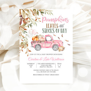 Fall Baby Shower Invitation
