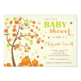 fall baby announcements