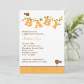 Fall Baby Vine Invitations (Standing Front)