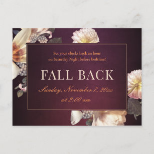 Fall Back Business Realtor Mailer Postcard