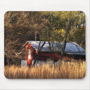 Fall Barn in Central Maryland Mouse Pad