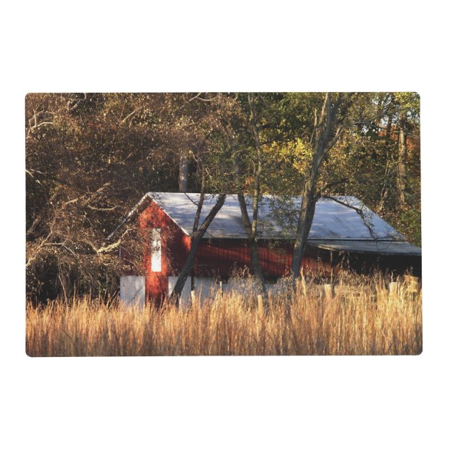 Fall Barn in Central Maryland Placemat (Front)