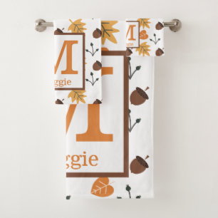 Fall Bath Towel Set