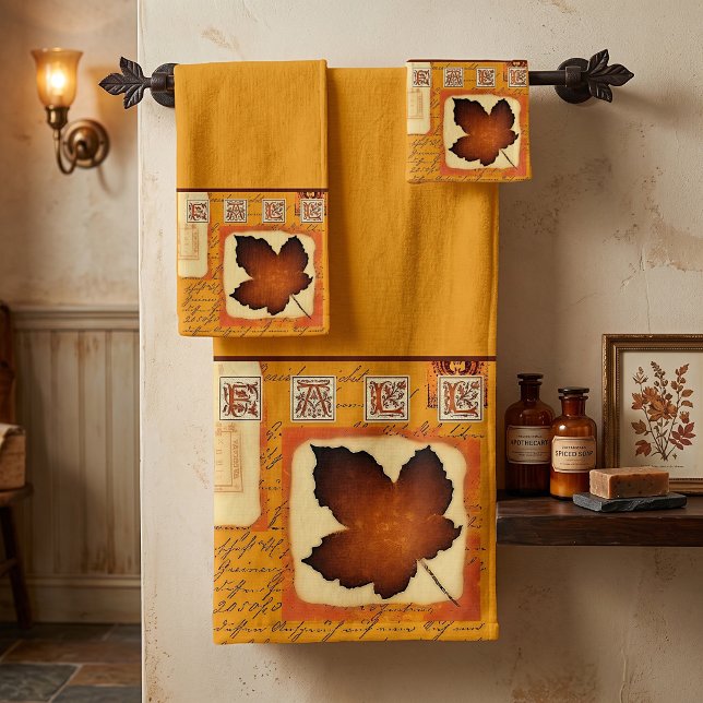 FALL  BATH TOWEL SET (Creator Uploaded)
