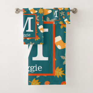 Fall Bath Towel Set