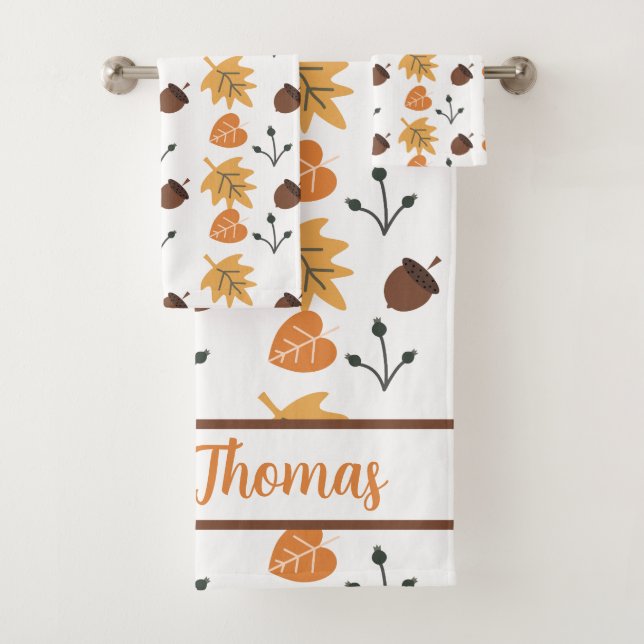 Fall Bath Towel Set (Insitu)