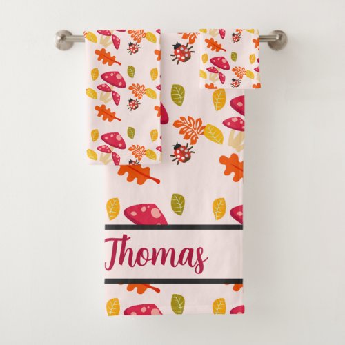 Fall Bath Towel Set