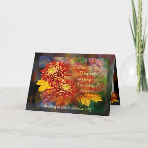 Fall Beauty   Thinking of you Card