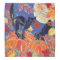 Fall Black Cat Leaves Moon Pumpkin Patch Halloween