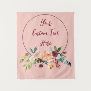 Fall Blush Bridal Shower Prop Photo Booth Backdrop