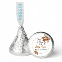 Fall Boho Baby Shower Stickers