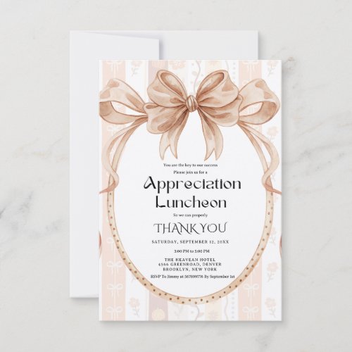 Fall Boho Bow appreciation party grateful party 