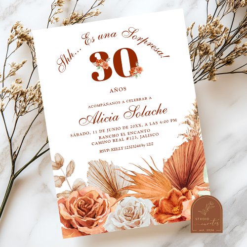Fall Boho Teracotta Sorpresa Birthday