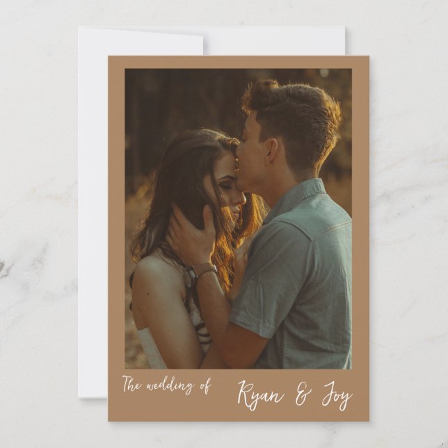 Fall/Boho Wedding Invitation (Front)