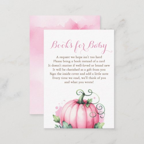 Fall Books For Baby Enclosure Cards