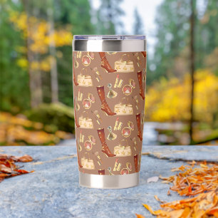 FALL BOOTS HANDBAGS MAKE UP & PERFUME BOTTLES INSULATED TUMBLER