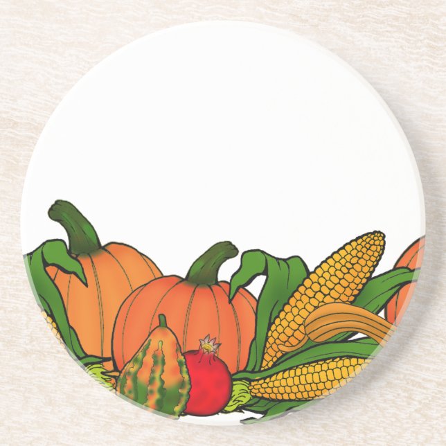 fall border coaster (Front)