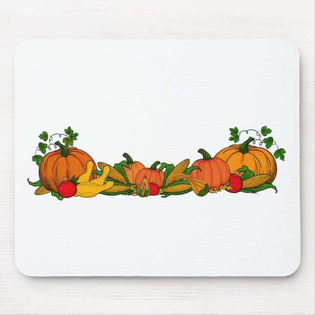 fall border mouse pad (Front)