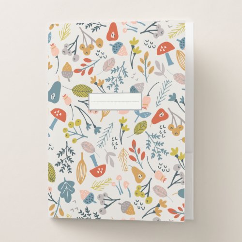 Fall Botanical Pocket Folder