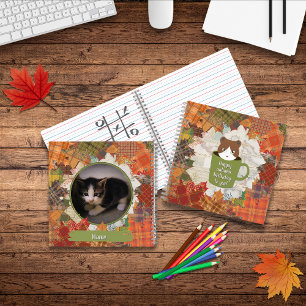 Fall Break Cat  Notebook