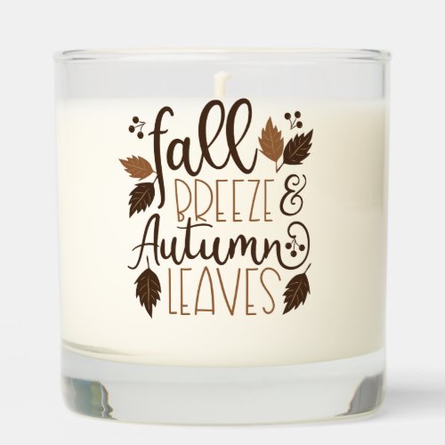 Fall Breeze Autumn Leaves Scented Candle