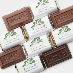 Fall bridal and wedding shower hershey's miniatures