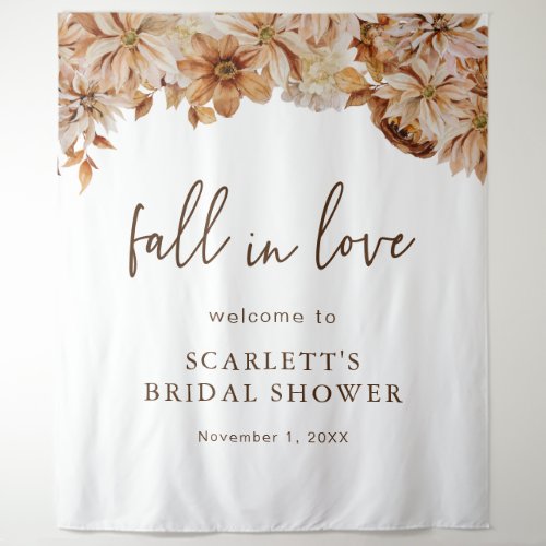 Fall Bridal Shower Backdrop