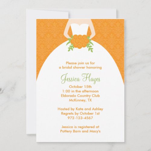 Fall Bridal Shower Invitations